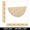 Sniggle Sloth; Watermelon Fruit Slice Unfinished Wood Shape Piece Cutout for DIY Craft Projects; Category:Words & Shapes; Image:2